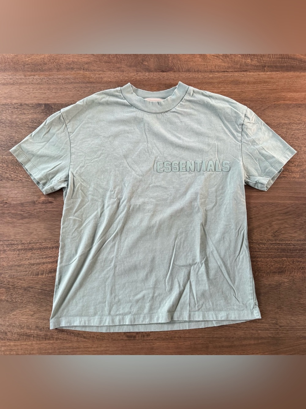 Fear of God Essentials Light Green T-shirt